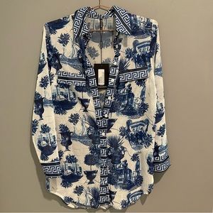 Grecian Sheer Buttondown